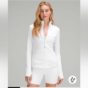 White Lululemon Define Jacket